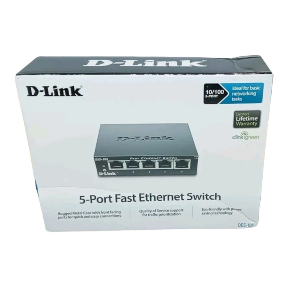 D-Link  DES (DES-105) 5-Ports External Switch
